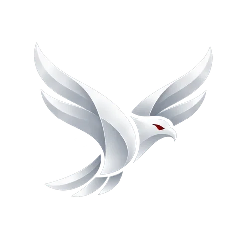 Soaring falcon emblem